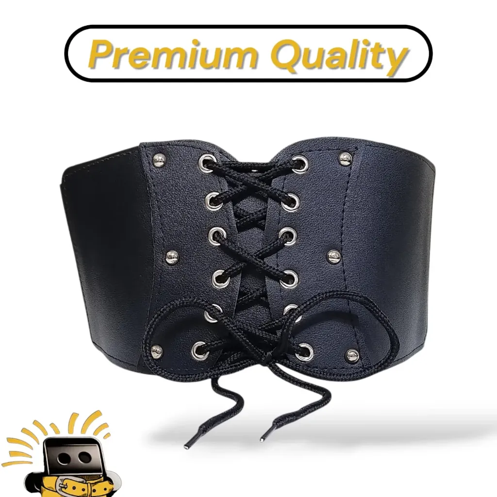 حزام نسائي عريض للفستان والمعاطف - دفيرة فراشة تصميم موضة 2025 - جلد فاخر بأستك مرن مستورد - (وان سايز) - إكسسوارات حريمي