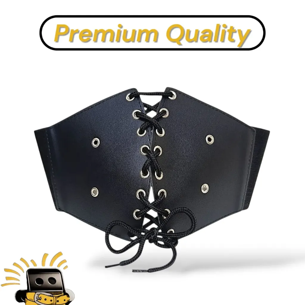 حزام حريمي عريض موديل ضفيرة واحدة - جلد فاخر بأستك مرن مستورد - حزام للفستان والمعاطف - تصميم عصري - موضة 2026